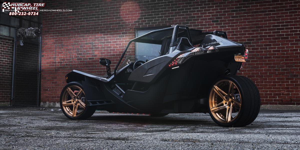 vehicle gallery/polaris slingshot niche mulsane 19x85  Monaco Copper wheels and rims